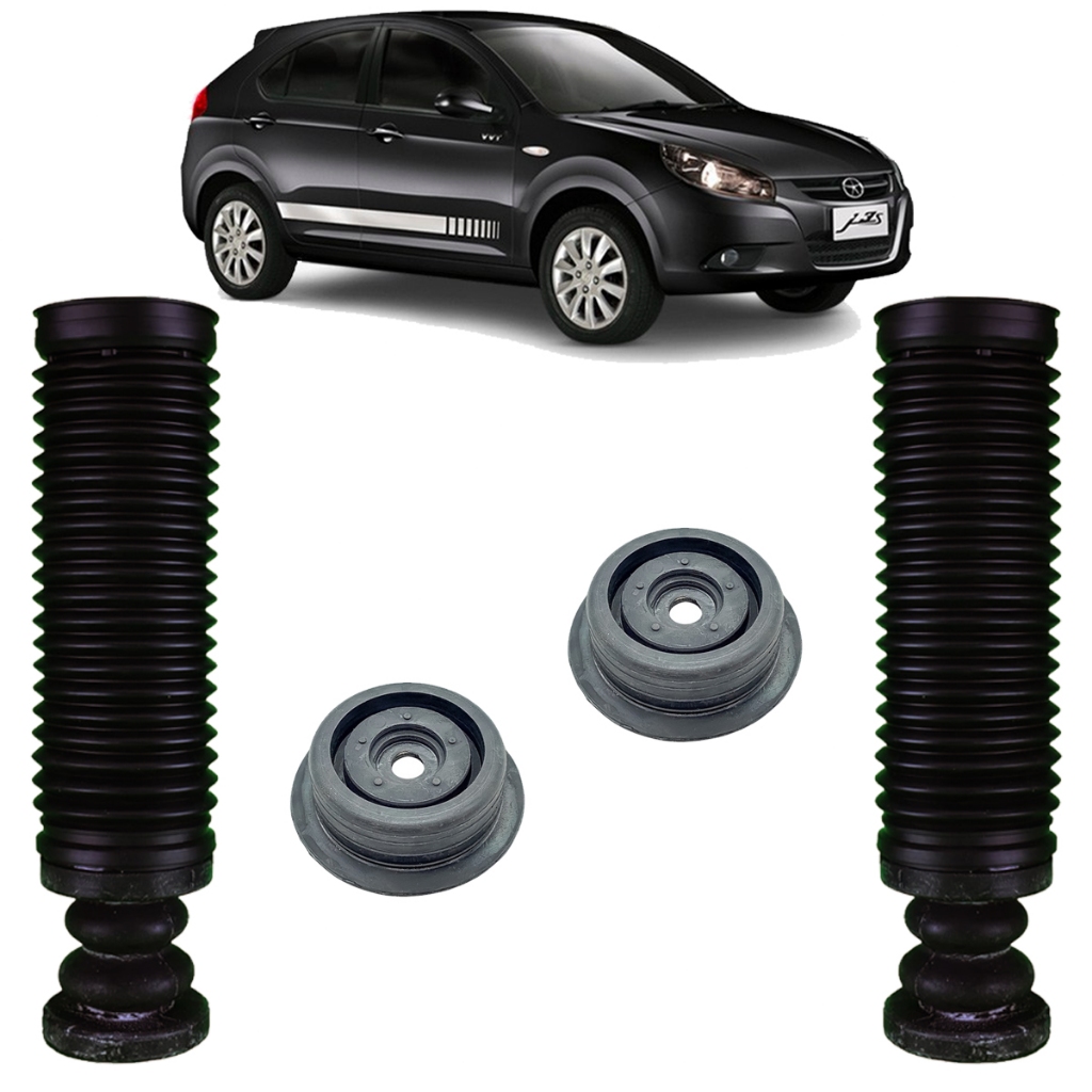 KIT COXIM AMORTECEDOR TRASEIRO JAC J3 S 2011 A 2016