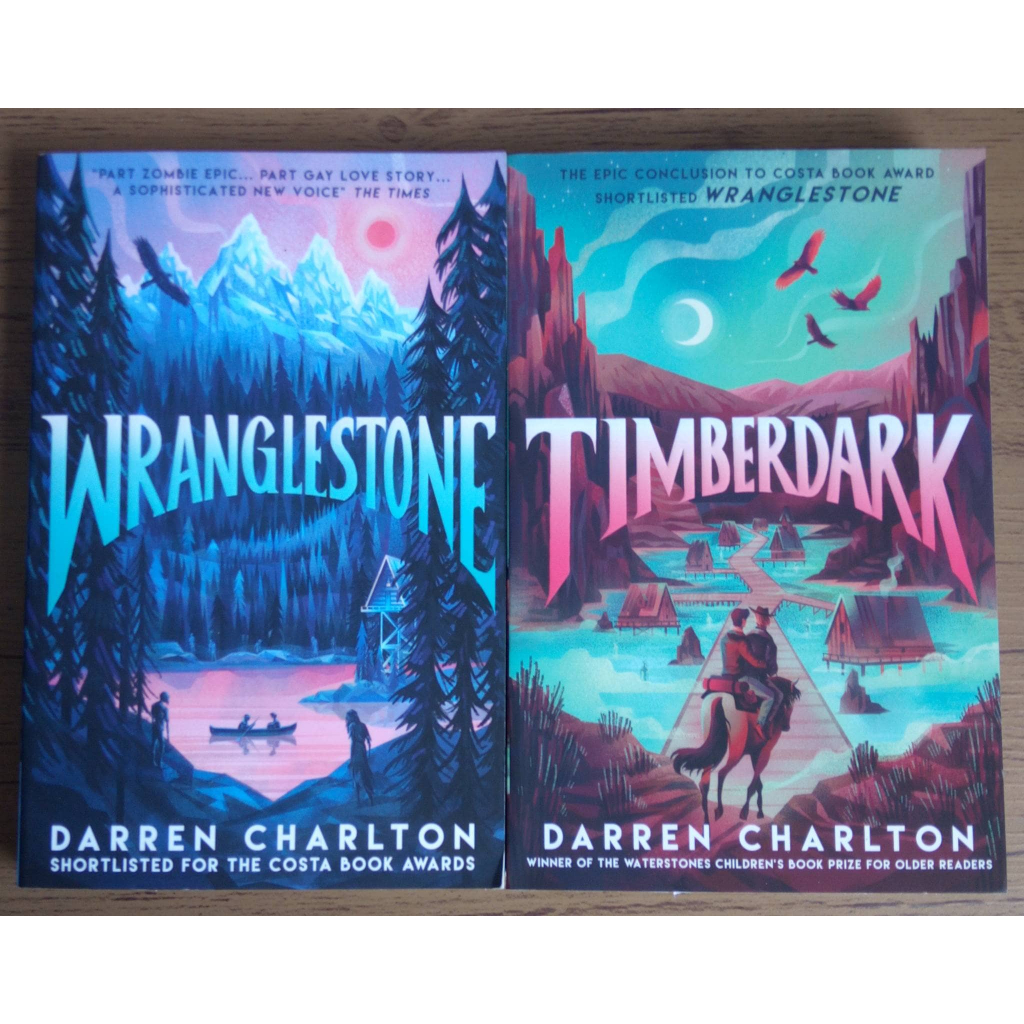 Duologia livros Wranglestone e Timberdark de Darren Charlton