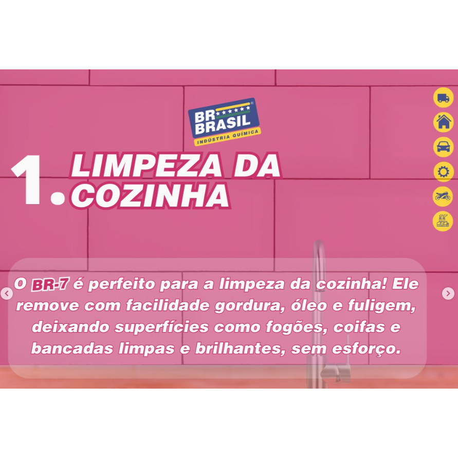 Desengraxante BR-7 500ml com gatilho BRBrasil · foto 2