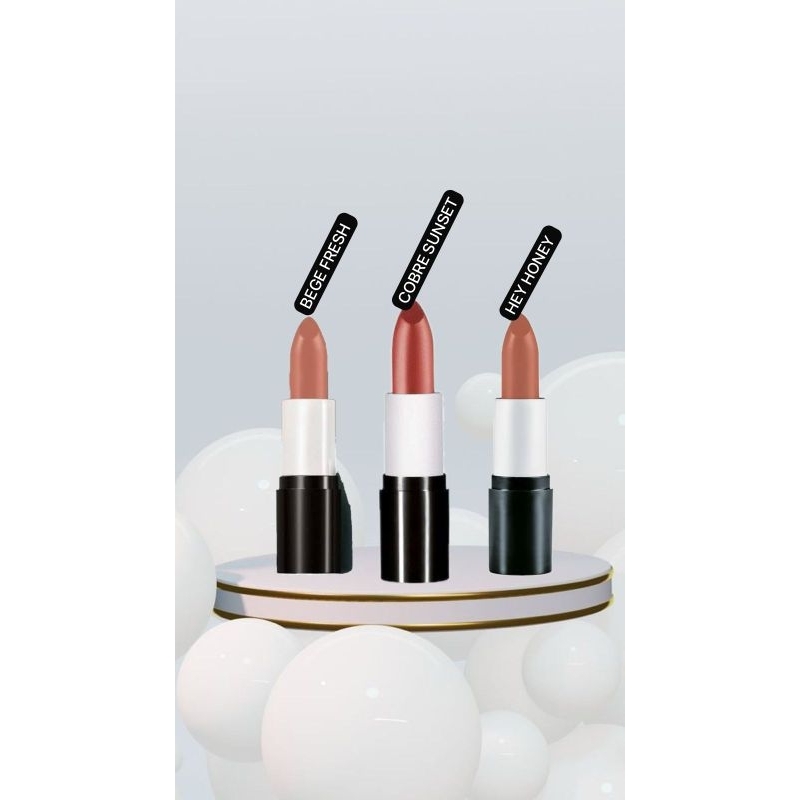 BATOM CREMOSO -BEGE FRESH,COBRESUNSET,HEY HONEY,BROKEN BROWN, PINK PARADISE,VERMELHO HOT,CEREJA DRAMA,CORAL FUN)- 3,5 G. em Oferta na Shopee