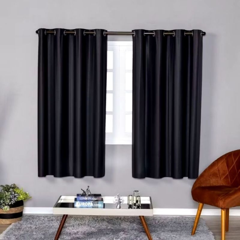Cortina Blackout Bloqueio de Luz para Janela 2,00x1,40m Pvc  Blecaute Sala Quarto Cozinha Escritório