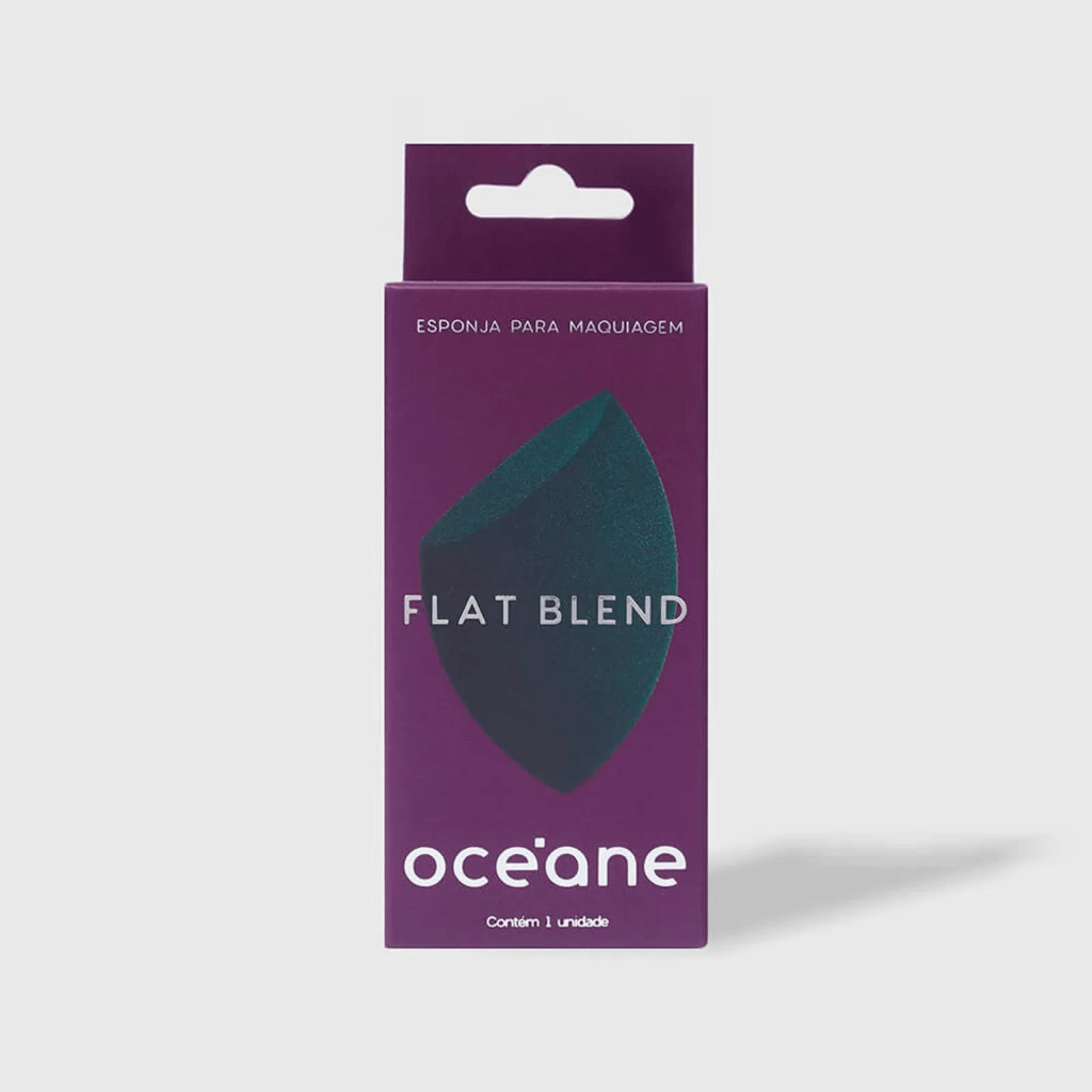 OCE'ANE ESPONJA DE MAQUIAGEM - FLAT BLEND VERDE