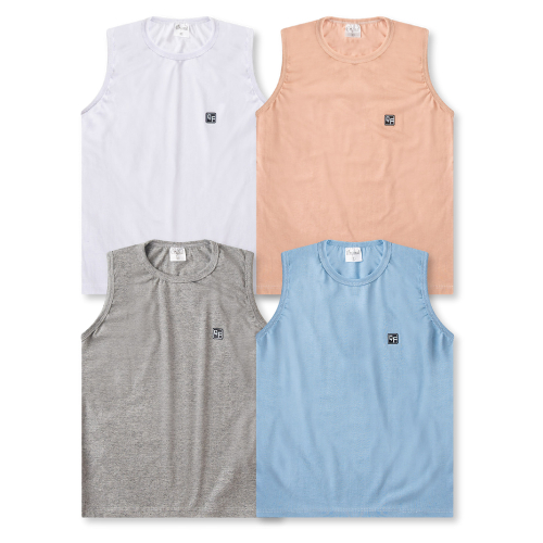 Kit 04 Regatas Lisas Básicas Coleção Infantil Masculina Menino Cores Sortidas Do 3 Ao 16 Anos em Oferta na Shopee