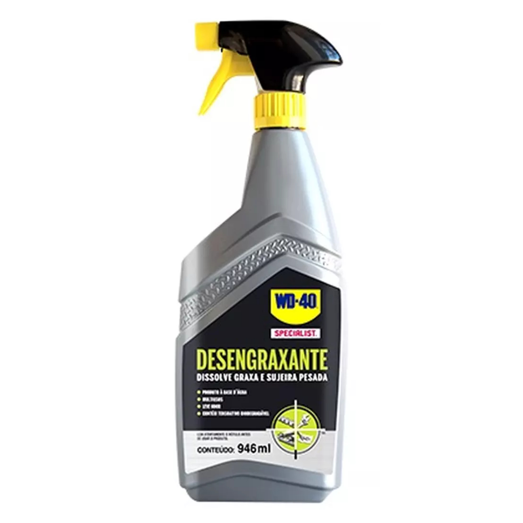 Desengraxante Spray Líquido Multiuso Wd-40 Specialist 946ml Limpeza Pesada Motores Com Aplicador