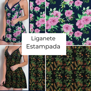 3MT TECIDO LIGANETE ESTAMPADA/ MALHA FRIA(3,00mt x 1,50mt) em Oferta na Shopee