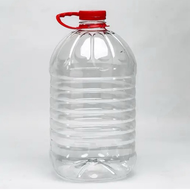 Bombona Pet Virgem de 5 litros com tampa de alça 6/8/12 un Galão para Mantimentos Ou Shampoo e cosmeticos desinfetante em Oferta na Shopee