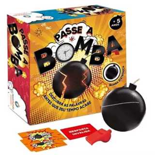 Passe a Bomba Jogo de Mesa Junior Advinha Perguntas e Respostas Algazarra em Oferta na Shopee