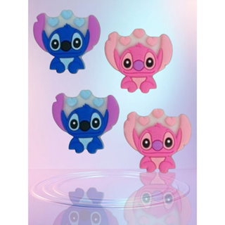 APLIQUE EMBORRACHADO STITCH E ANGEL PERSONAGEM 10/20/30/40/50 Unidades em Oferta na Shopee