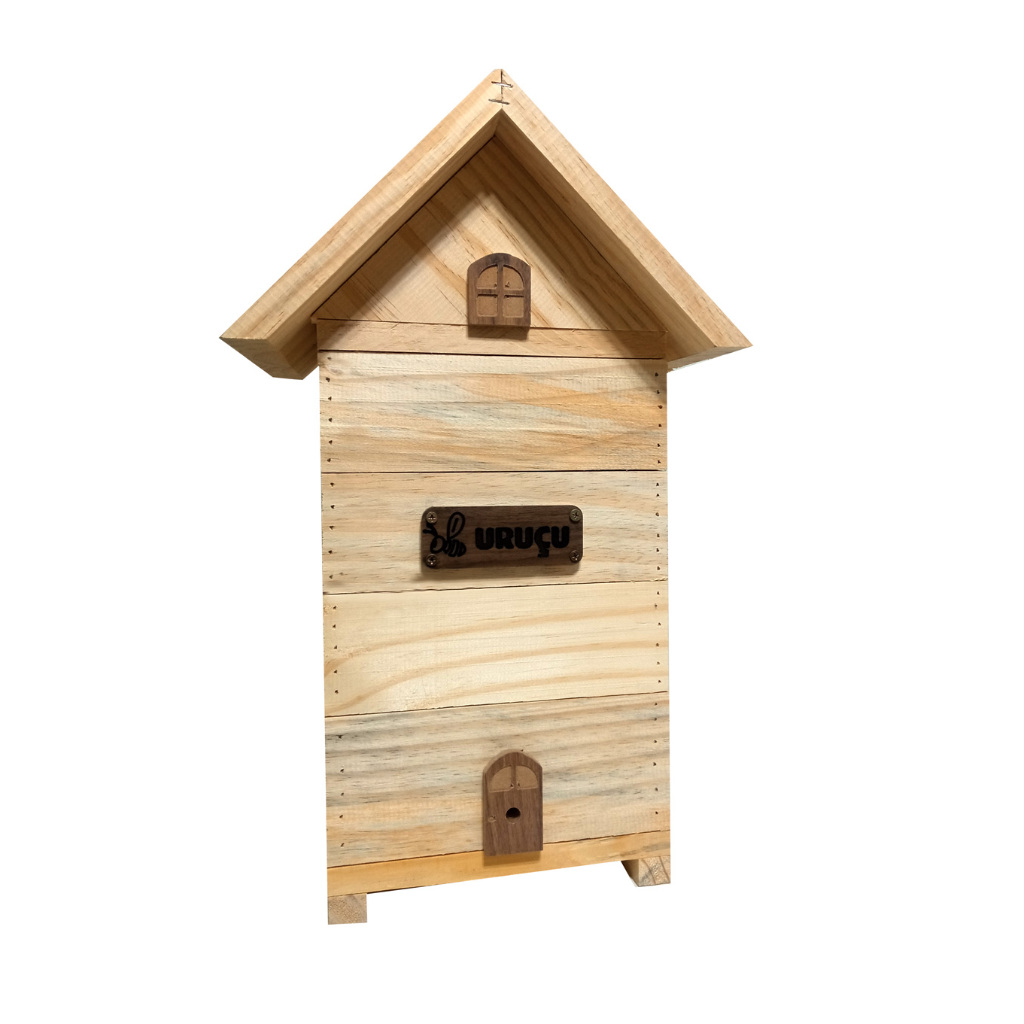 Caixa para Abelha Uruçu Modelo Chalé Casinha Decorativa