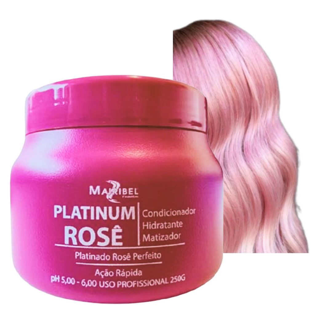 Tinta Tonalizante Rosa Claro 250g Pintar Cabelo Sem Amônia