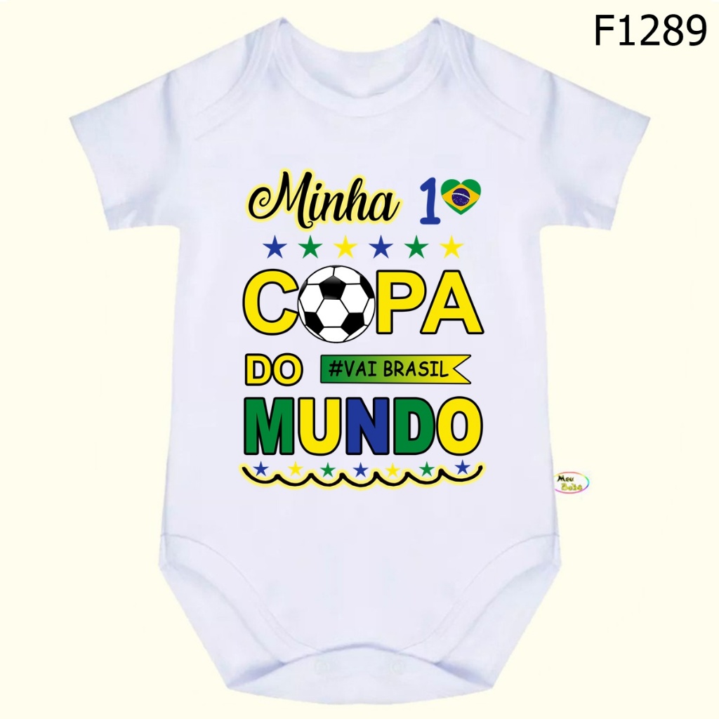 Body Bebê Minha Primeira Copa Do Mundo SF1289