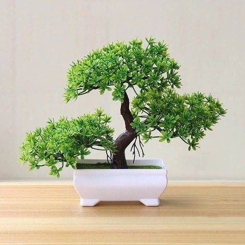 Bonsai Artificial Pinho Realista – Beleza Natural para sua Decoração Modelo Nuvem