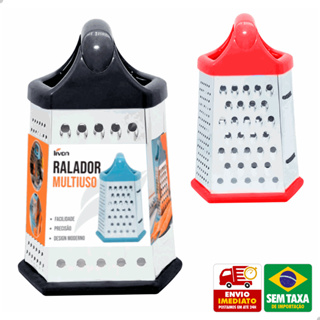 Ralador 6 Faces Laminas Aço Inox Fatia Corta Descasca Com Alça Livon 6120 em Oferta na Shopee