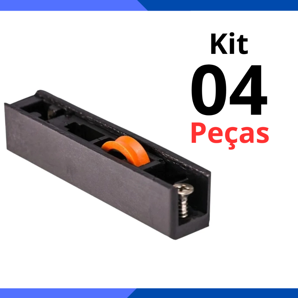 Roldana Rodinha Linha Suprema Com Regulagem e Rolamento Rol 440 - 4 peças em Oferta na Shopee