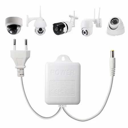 Fonte 12V 2A Original Bi-Volt 110-220V - Para Câmera IP Speed Dome e CFTV | P4