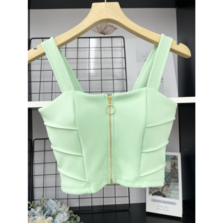 Azalea Cropped com bojo moda feminina 018 em Oferta na Shopee