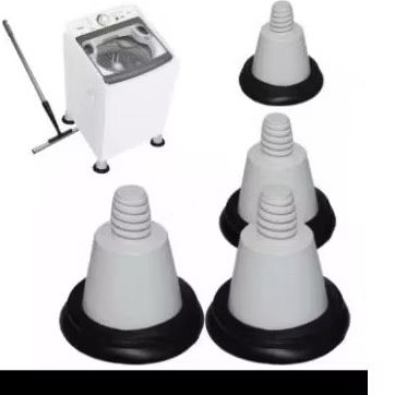 pe nivelador Brastemp/Consul/Mondial kit 4 peças 5 6 7 8 9 10 11 12kg