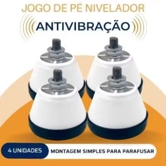 kit pe nivelador para máquina lava e seca Eletrolux LG