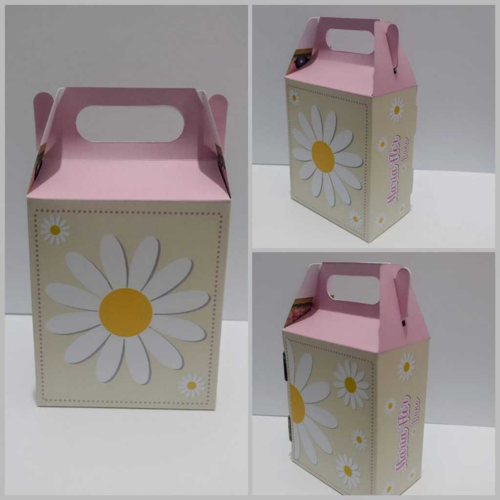 10 Caixinhas personalizadas Margaridas lembrancinha Sacolinha surpresa Margaridas