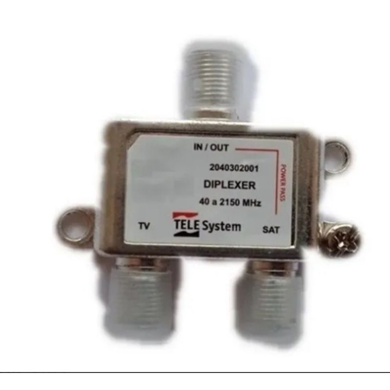 Diplexer Misturador De Sinais Vhf Uhf e Satélite