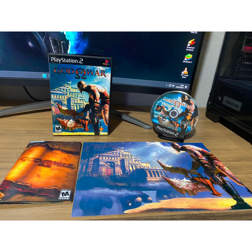 Box God of War Collection com Manual/Pôster/Caixa para PS2 — imagem 2 de 2