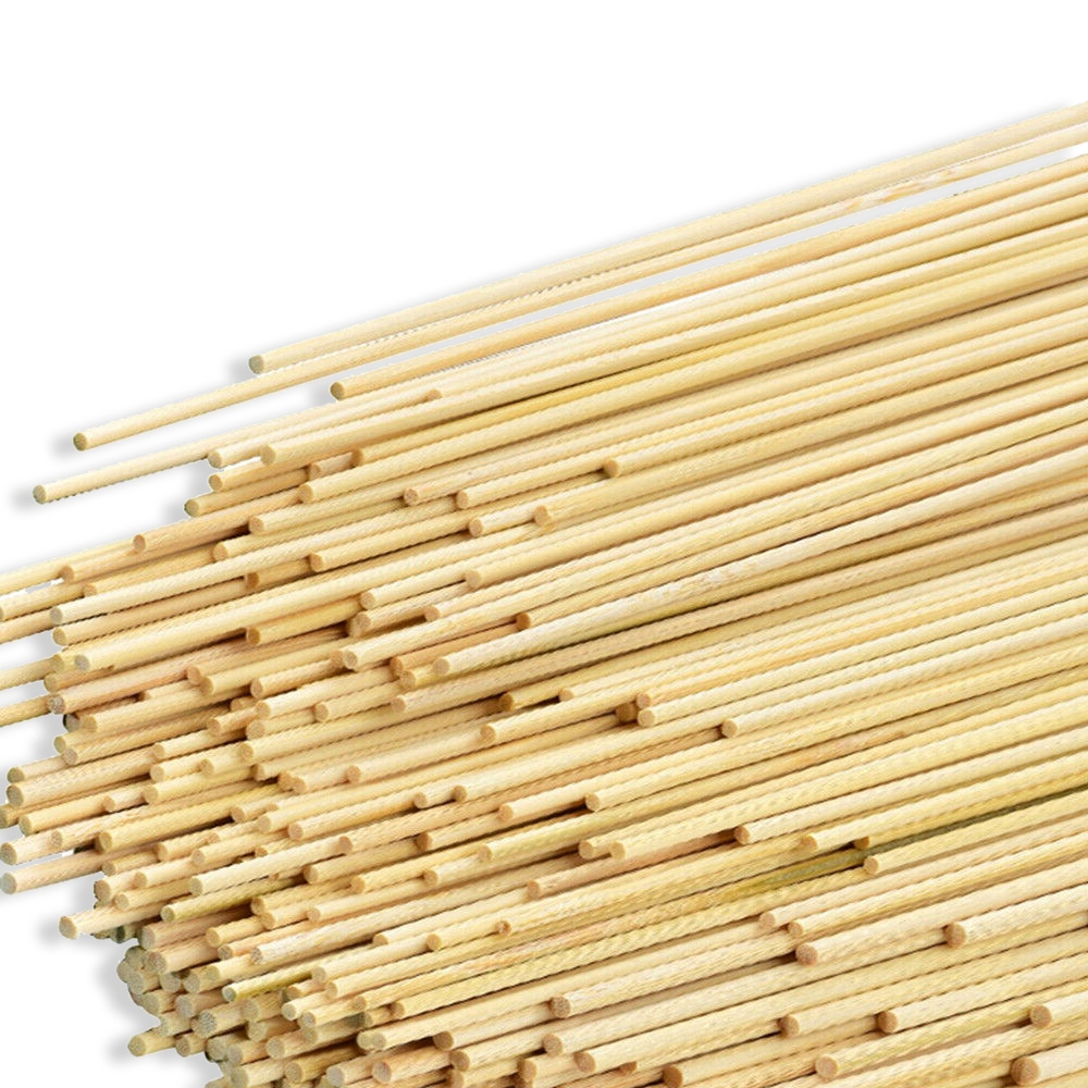 Varetas de Bambu 20cm X 1,8mm p/ Produção de Incensos (Natural - Sem Químicos)