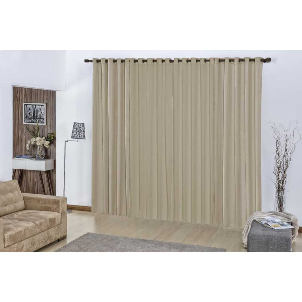 Cortina Oxford 3 00 x 2 80 m Sala Quarto Escritório