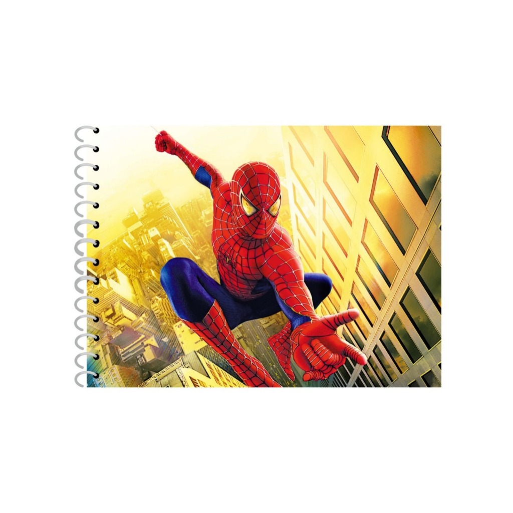 Caderno desenho Homem Aranha Marvel Personalizado em Oferta na Shopee