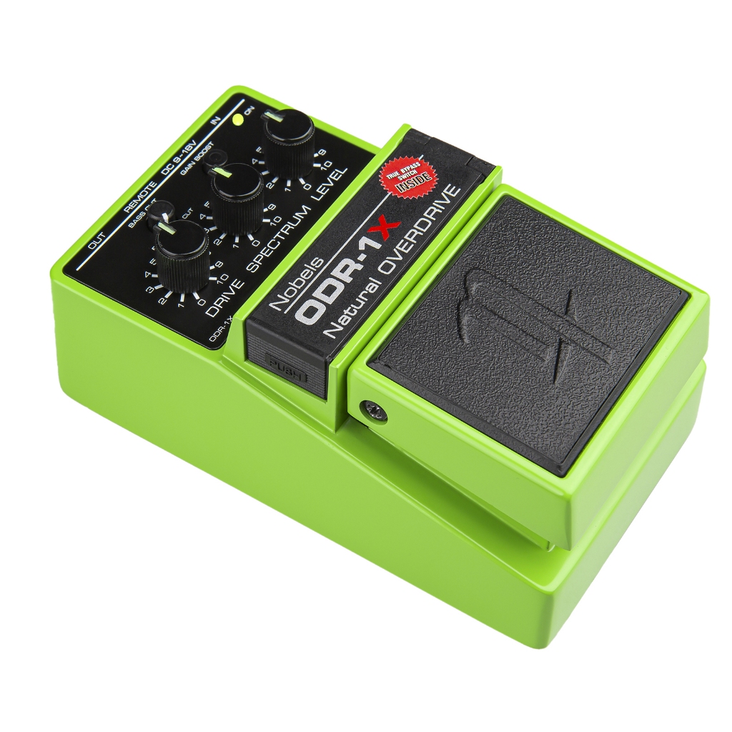 Pedal de efeitos Nobels ODR-1X Natural Analog Overdrive com novo botão Variable 