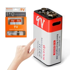 1 Ou 2 Baterias Recarregável 9 Volts Knup 9v 650mah Original