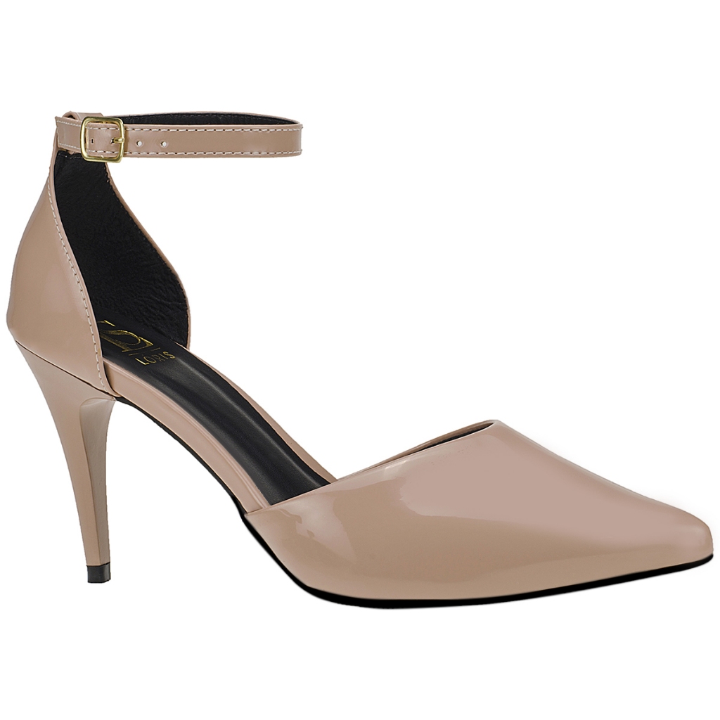 Sandália Scarpin Feminino Sapato Stilleto Salto Alto de Fivela Bico Fino 9000 - Women Shoes