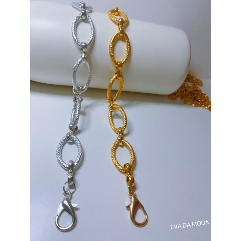 Cinto corrente feminino modelo oval moda blogeira em Oferta na Shopee