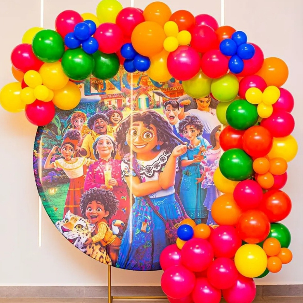 Suporte Arco Painel Redondo 1.50m Dourado Para Festa E Decoração
