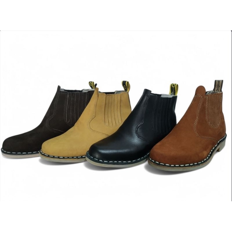 Botina de Couro Vira Francesa Botina passeio Botina Trabalho Botina Casual