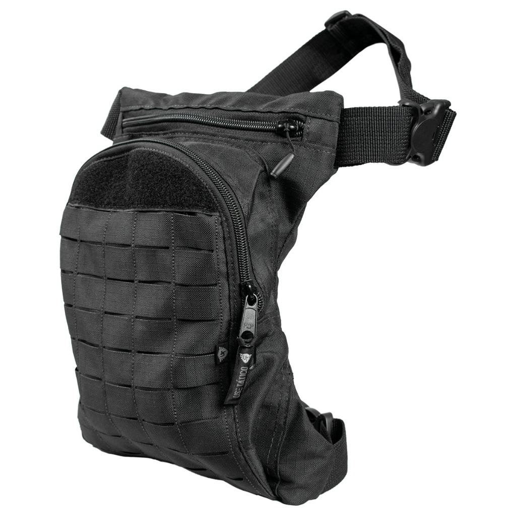 Pochete Bornal Perna Militar Coldre Velado Saque Rápido Use Tático