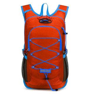 Mochila Hidratação Ciclismo Térmica Bolsa Agua C/refil 2lts Laranja - WCT Fitness