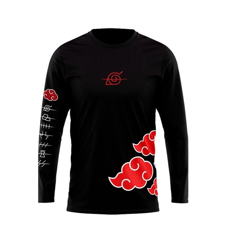 Camisa Manga Longa Naruto Akatsuki Renegados Anime