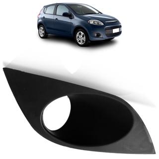 Moldura Grade Milha Palio G5 2012 2013 2014 2015 Com Furo Preto Texturizado em Oferta na Shopee