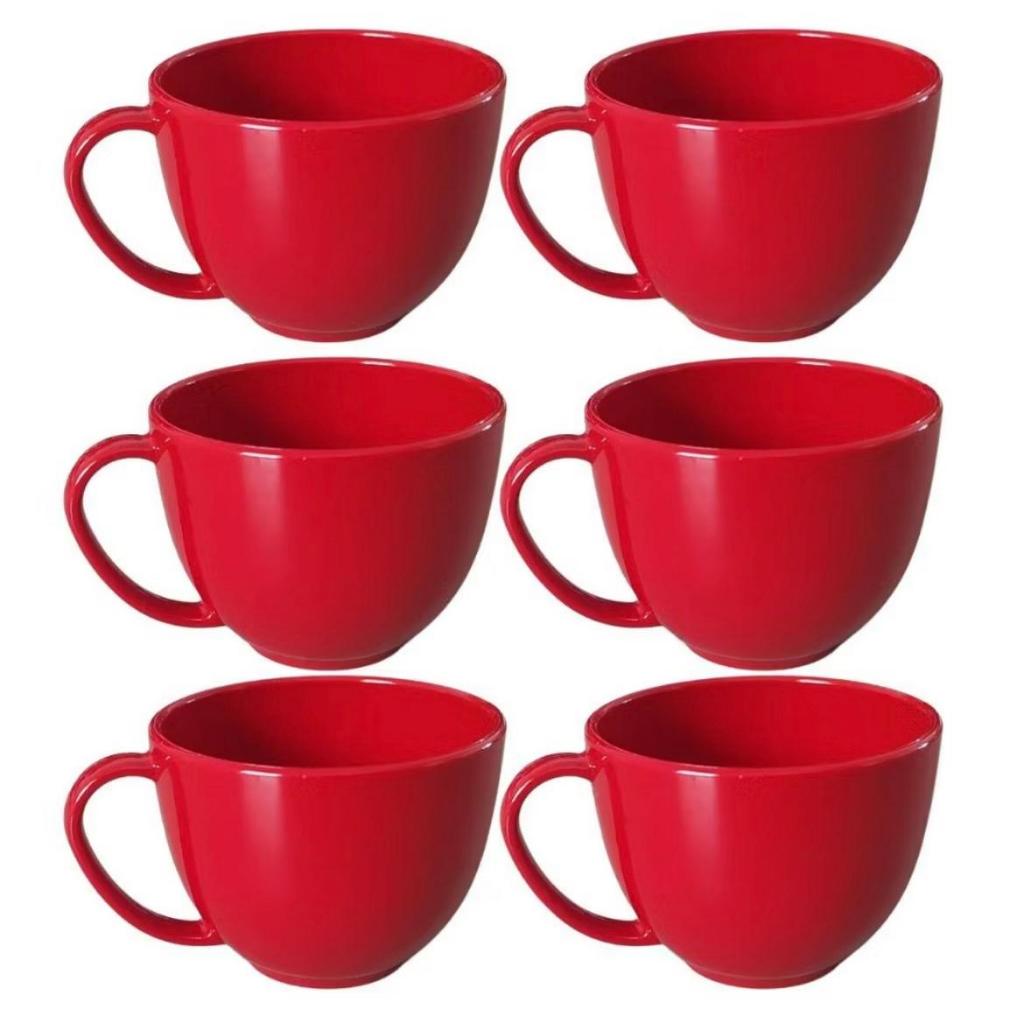 KIT 10 XÍCARAS 200 ML EM ACRÍLICO COZINHA CAFÉ BISCOITO MÃE AMIGAS CHOCOLATE CAPUCCINO