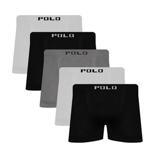 Kit com 5 Cuecas Polo Star Boxer Microfibra Sem Costura em Oferta na Shopee