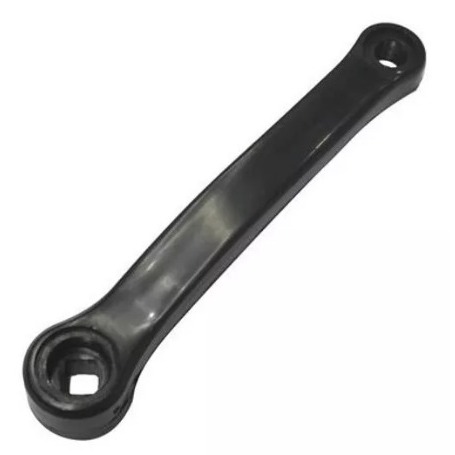 Pedivela Braço Esquerdo Ponta Quadrada 170mm Preto Bike IMP Preto em Oferta na Shopee