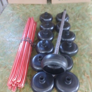 Desentupidor WC- com cabos 12 Unidades em Oferta na Shopee