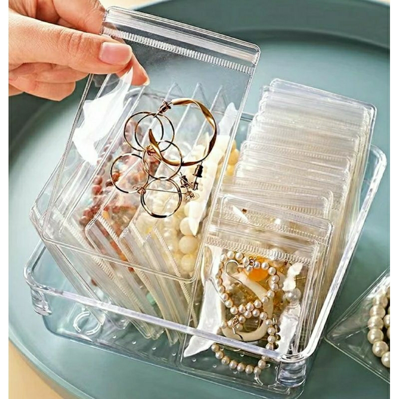 Saco Plástico de PVC Transparente. 50 Unidades.