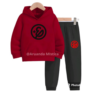 Conjunto Moletom Infantil Enaldinho Youtuber Gamer Influencer Blusa De Frio Flanelada em Oferta na Shopee