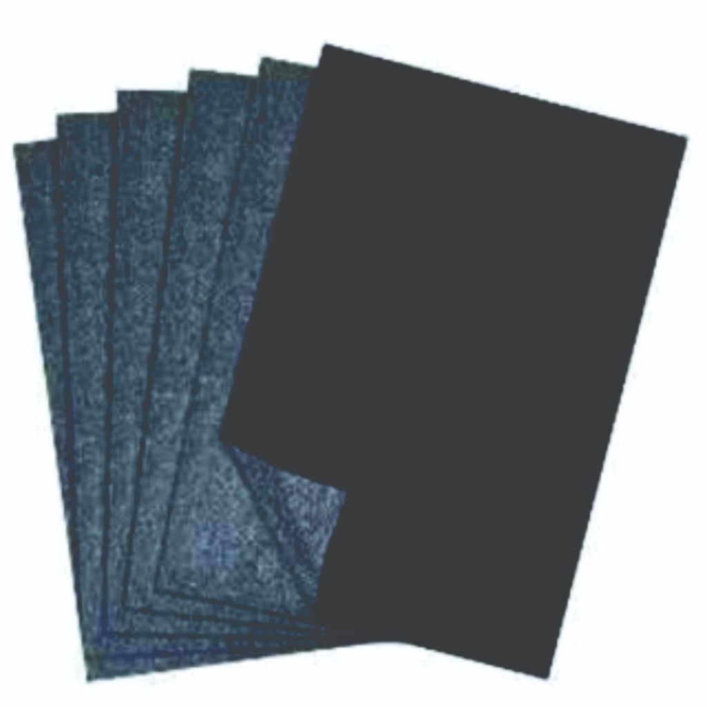 Papel carbono A4 pacote com 100 folhas preto em Oferta na Shopee