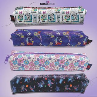 Estojo Porta Lápis Fino Personagens Stitch Gatinha Maria Porta Lápis Escolar Licenciado Homem Aranha em Oferta na Shopee