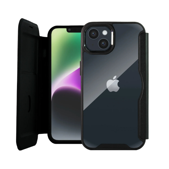 Capa Case Capinha Carteira Dual com Porta Cartões para iPhone 13 14 15 16 Plus Pro Max - Gshield em Oferta na Shopee