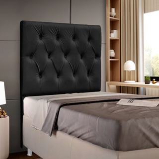 Cabeceira Solteiro Cama Box 90cm Beatriz Tecido Corino Ísis Decor em Oferta na Shopee