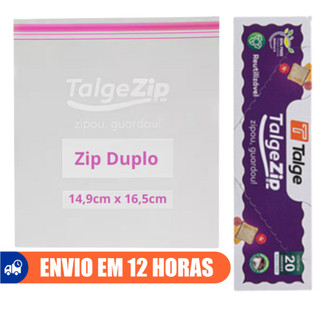 Saco Zip Para Freezer Microondas E Muito Mais 14,9x16,5cm em Oferta na Shopee