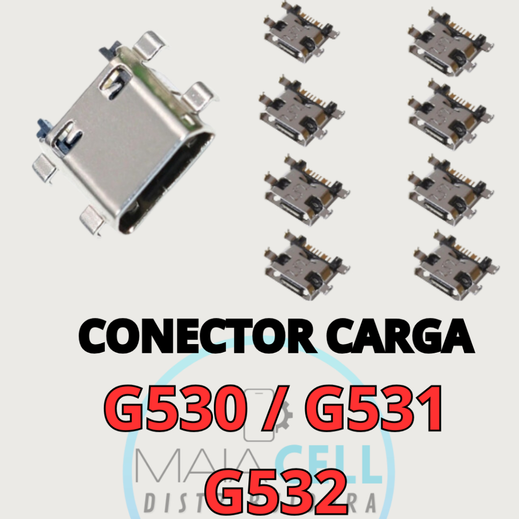 Conector Usb Carga v8 Carregamento Samsu G530 G531 G532 Compatível Solto Carregamento Celular